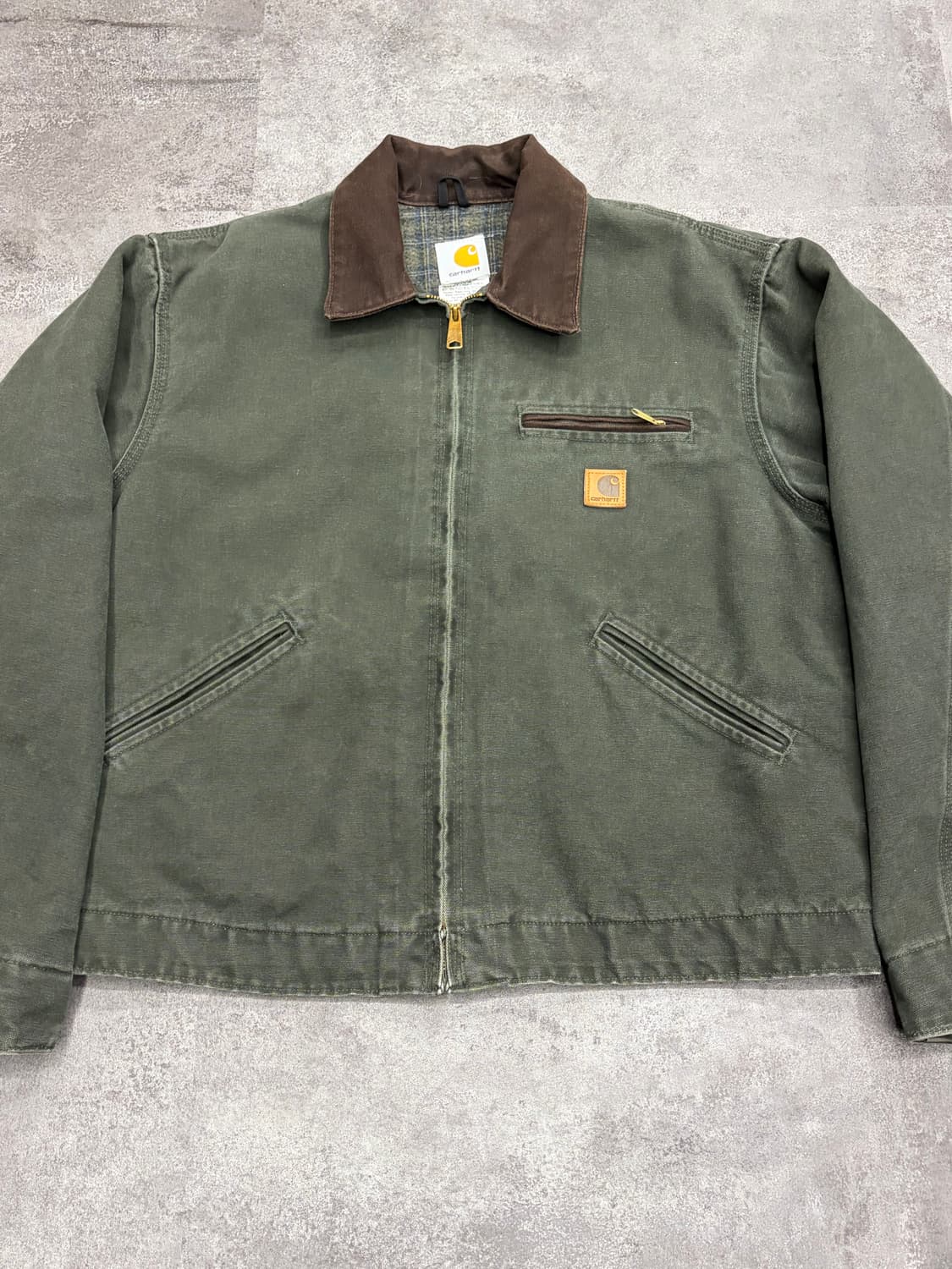 00s 칼하트 j97 디트로이트 mos 모스그린 자켓 상품이미지3