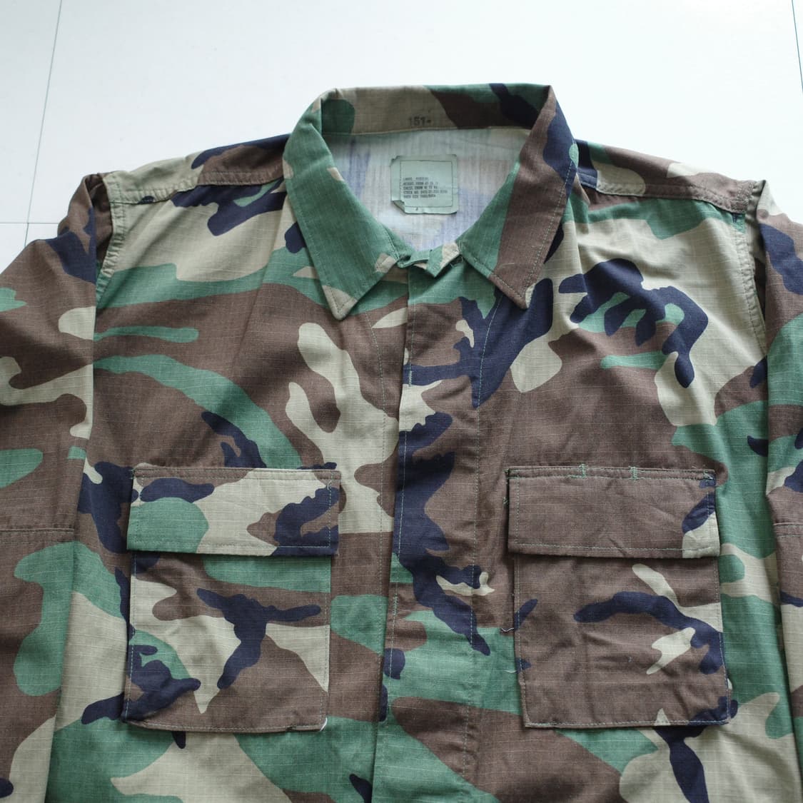 95년산 미군 오리지널 우드랜드 BDU 자켓 L-R 상품이미지2
