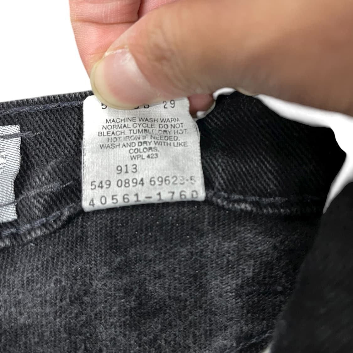 90s 리바이스 실버탭 배기 데님 made in usa 상품이미지7