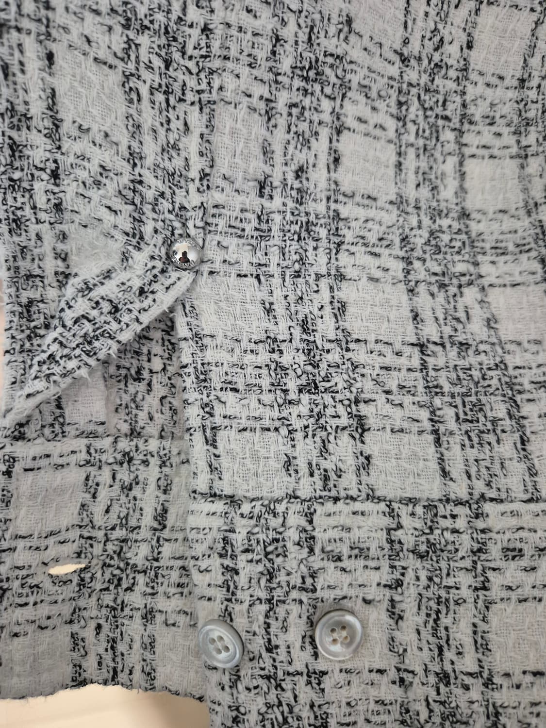 우영미 25ss 트위드 셔츠 48 상품이미지4