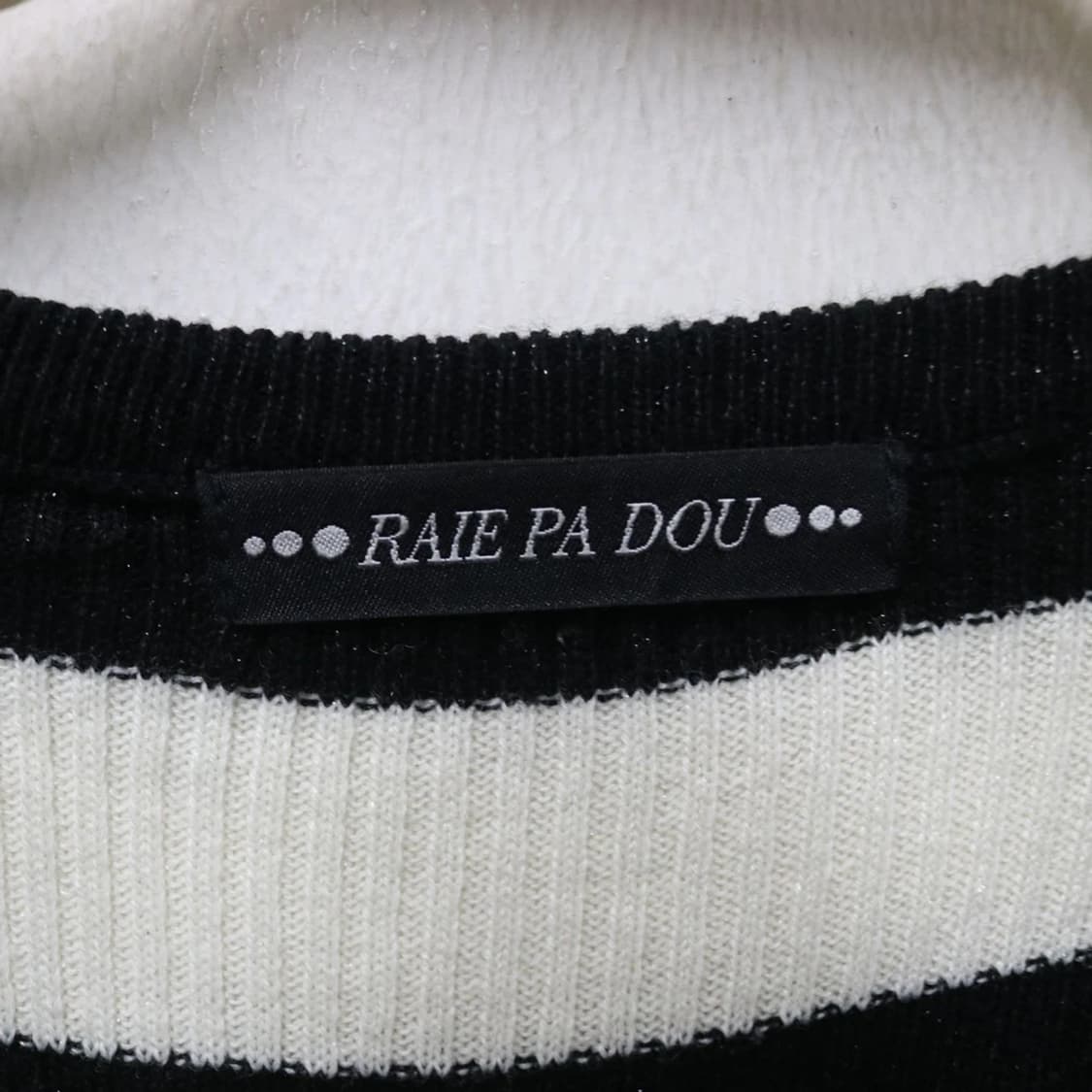 RAIE PA DOU 스트라이프 반 오픈 니트 62287 상품이미지9