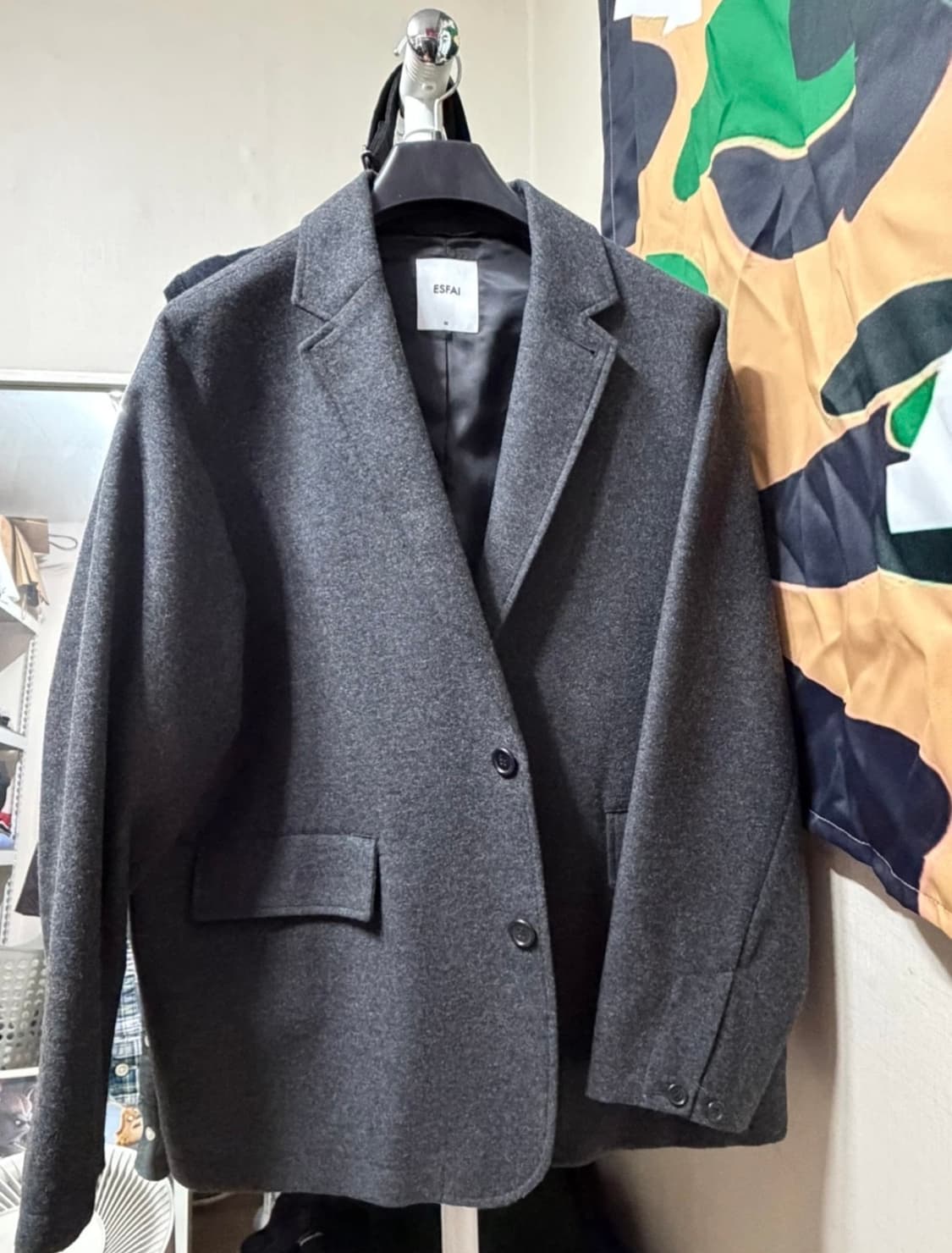 에스파이 오버핏 울자켓 판매 상품이미지3