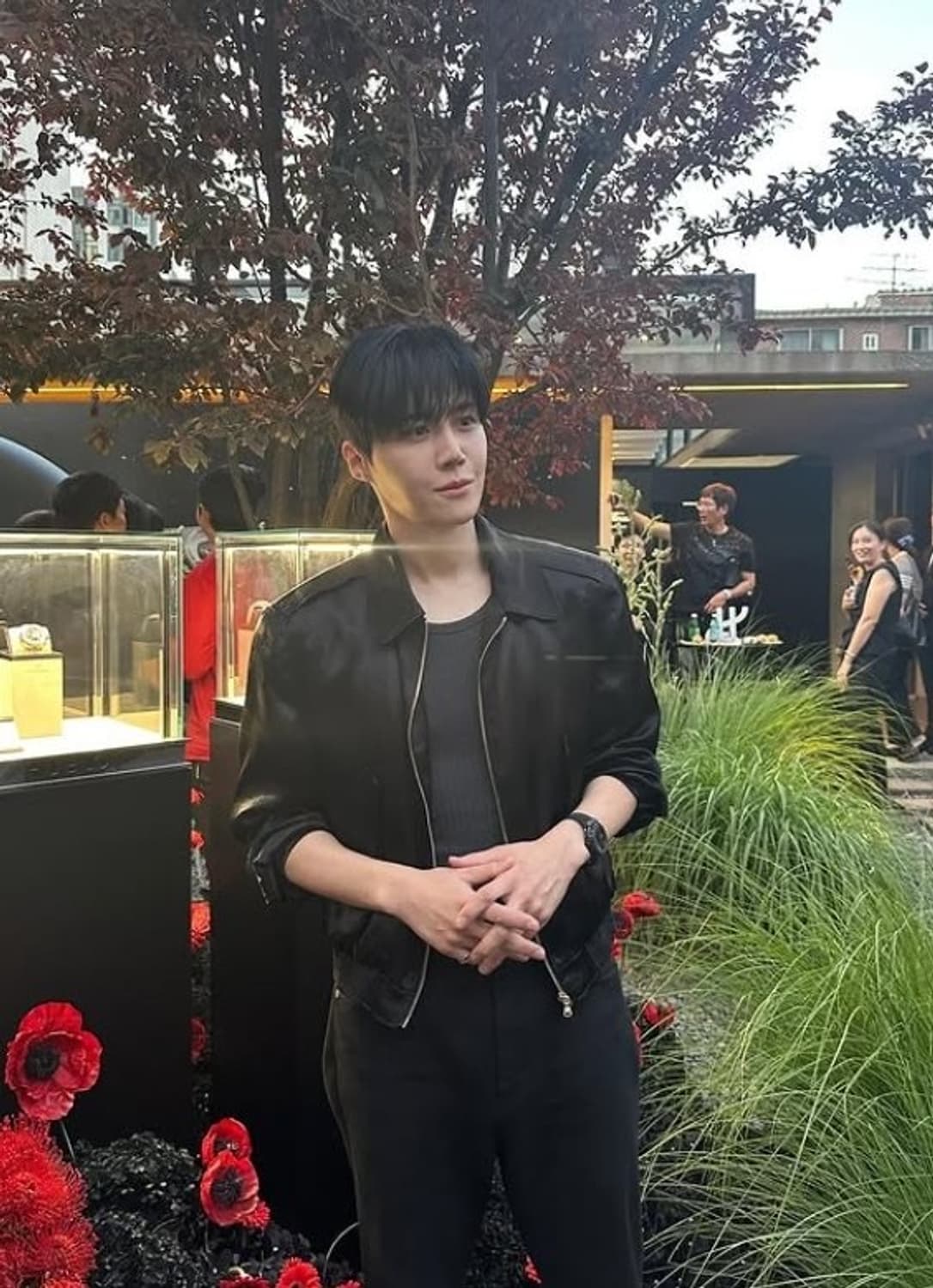 [L] 렉토 80s 플루이드 벤 카스틸라 밤무대 자켓 블랙 상품이미지4