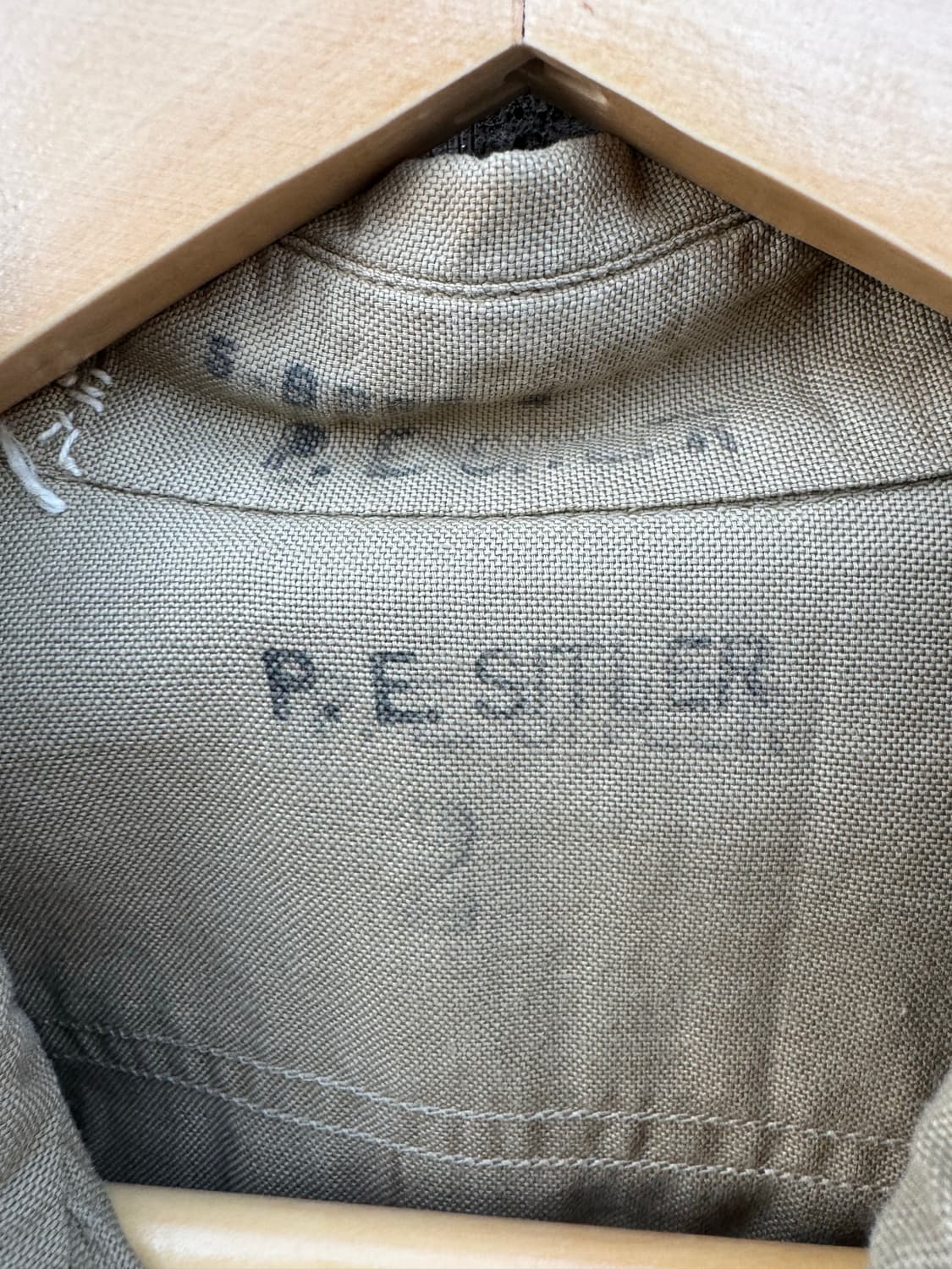 40s ww2 미군 미해병대 usmc 카키 오피서 셔츠 상품이미지6