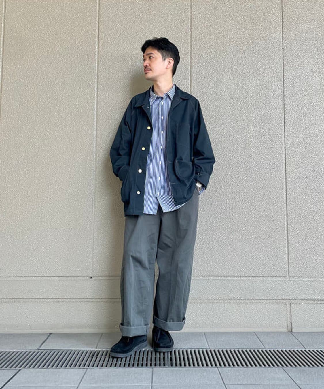 BEAMS LIGHTS Twill Coverall 상품이미지2
