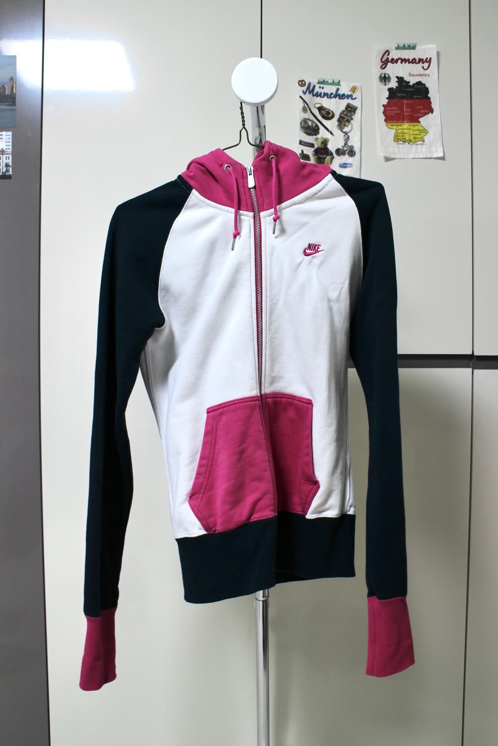 나이키 Y2K 핫핑크 투웨이 후드집업 상품이미지4