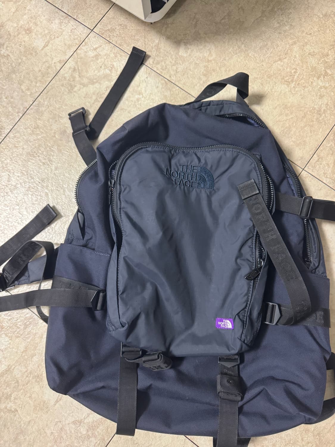 노스페이스 퍼플라벨 코듀라 나일론 백팩 네이비 상품이미지1