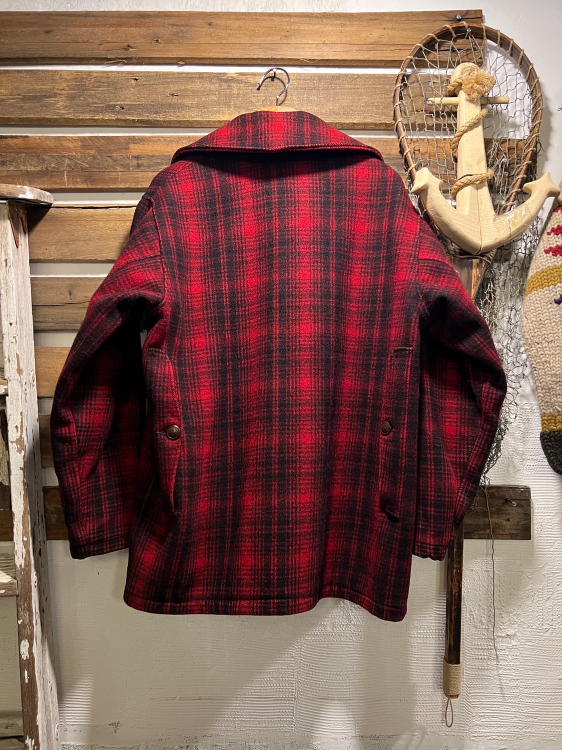 [L]60's 울리치 USA 오리지널 매키노 울 헌팅 크루저 자켓 상품이미지9