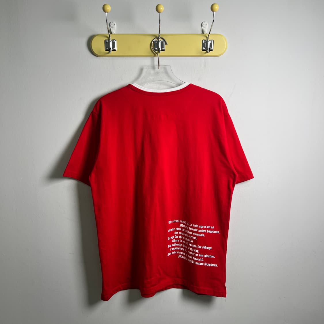 jpn vtg y2k 레이어드 버클 그래픽 반팔 티셔츠  상품이미지2