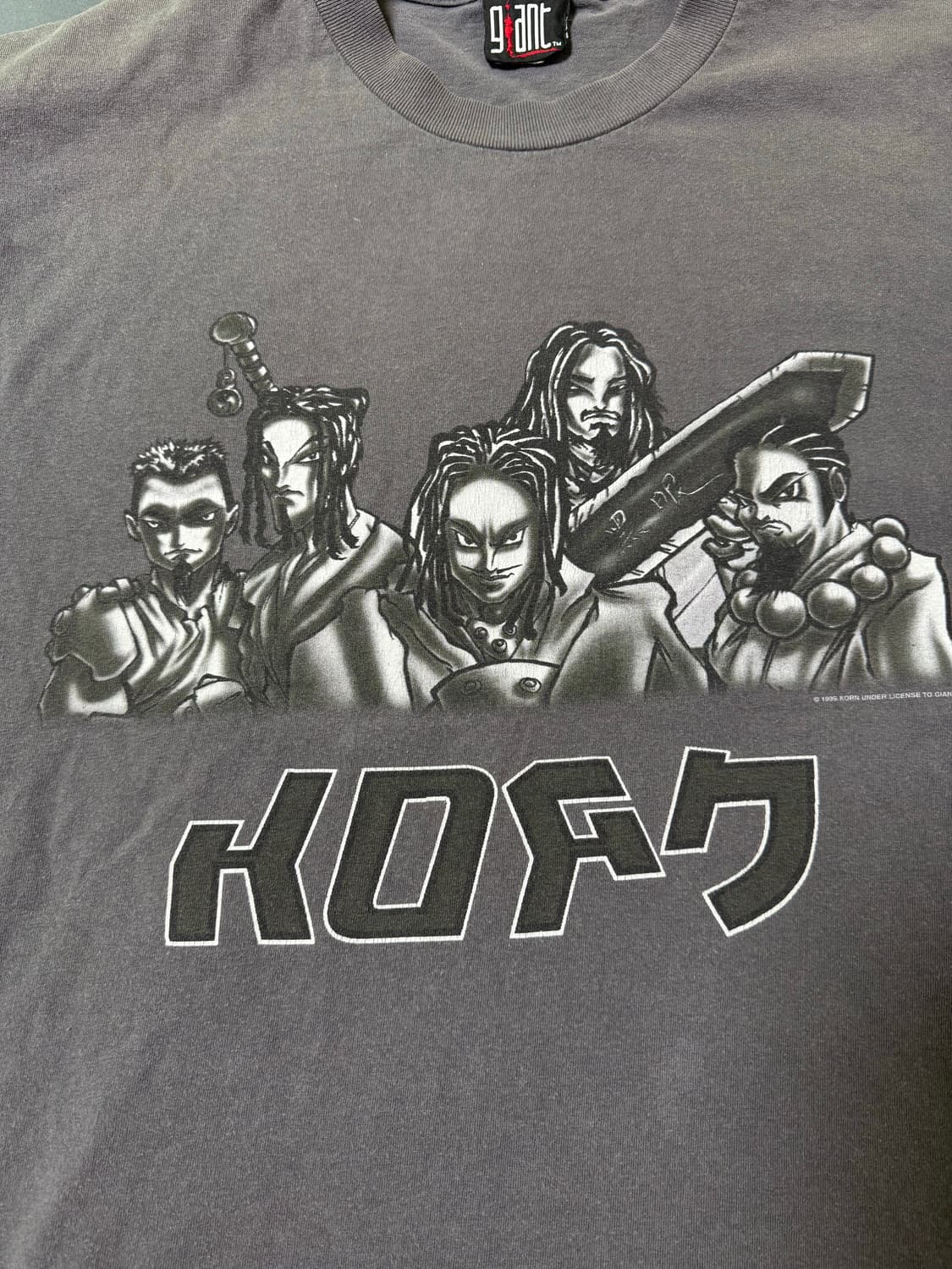 90s korn 밴드티 XL 상품이미지2