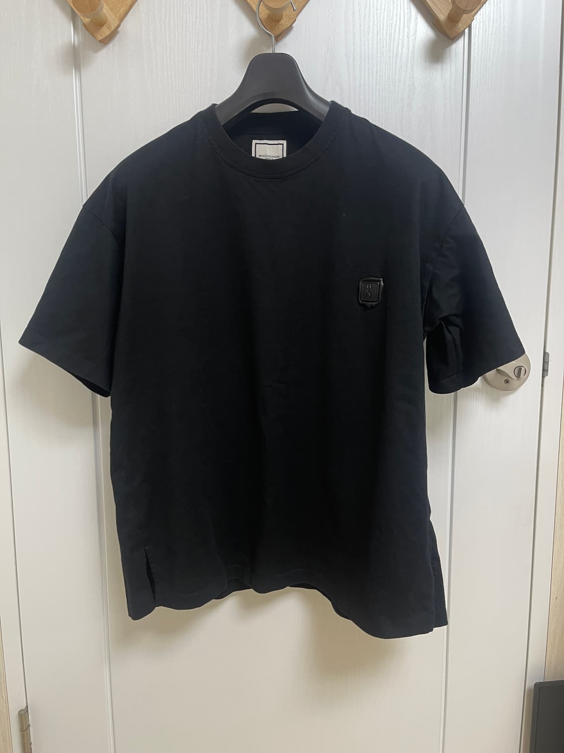 24ss 우영미 블러 그래픽 티셔츠 블랙 48 상품이미지2