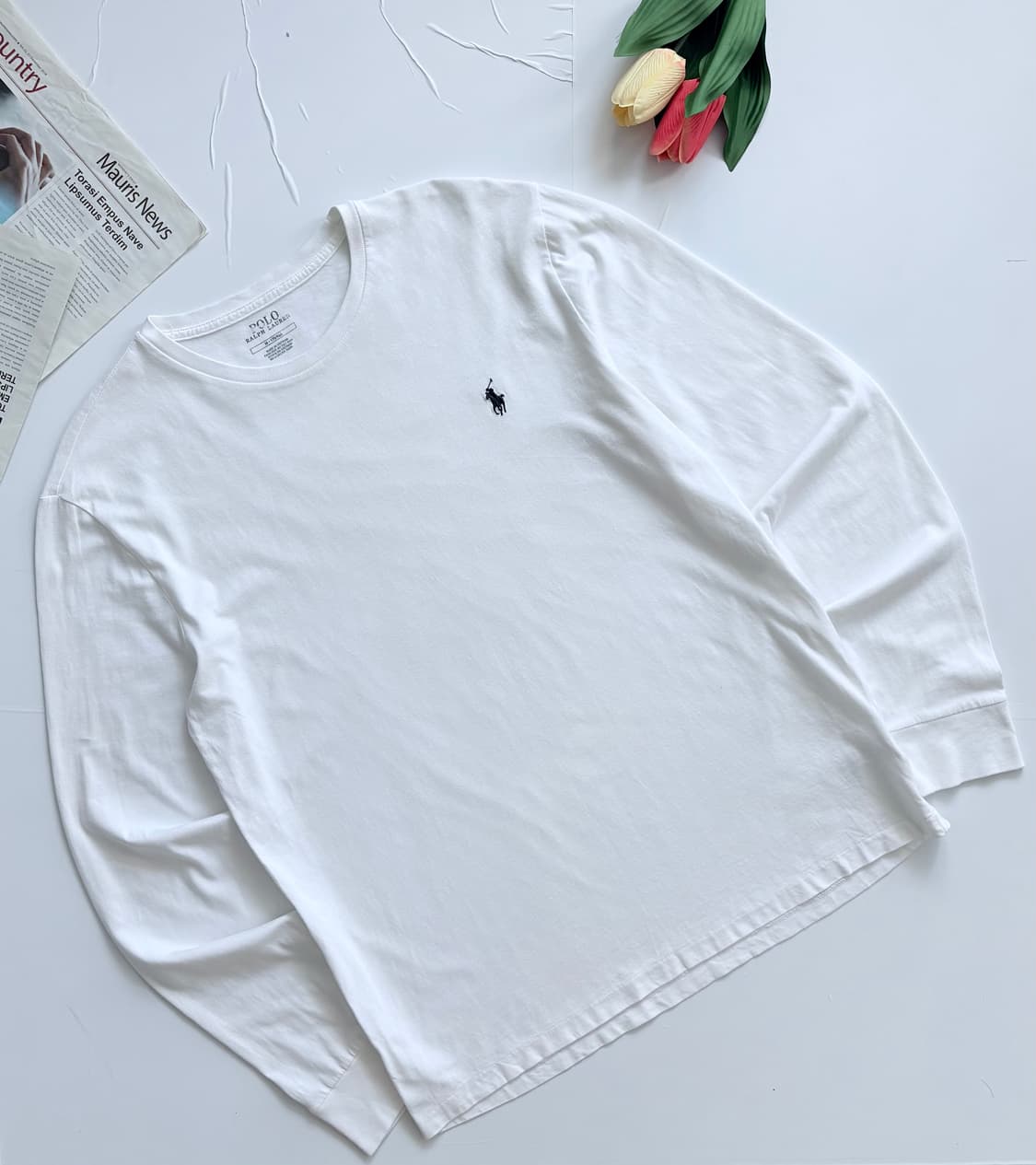 Polo 폴로랄프로렌 화이트 슬리브 상품이미지1