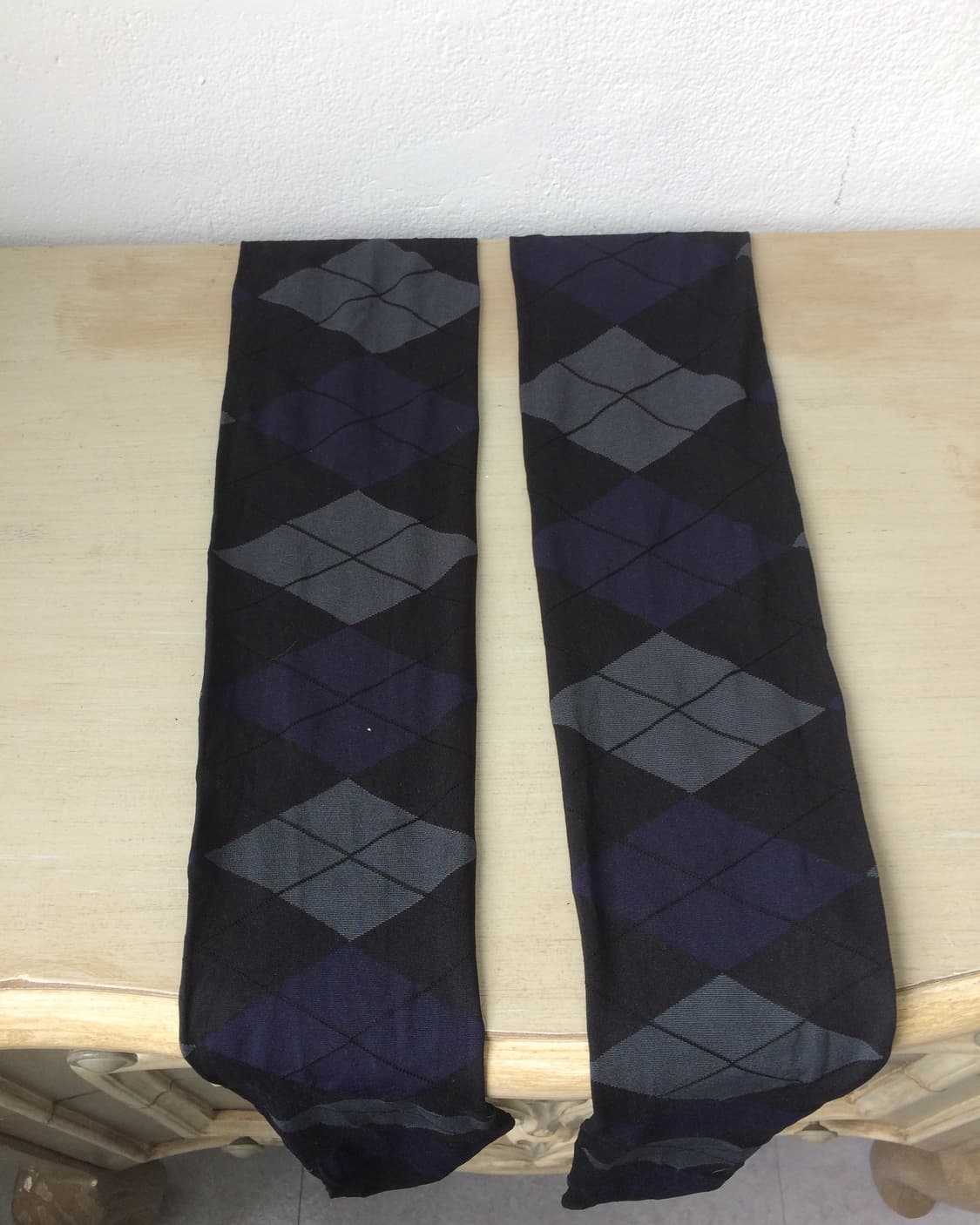argyle pattern stocking 상품이미지1