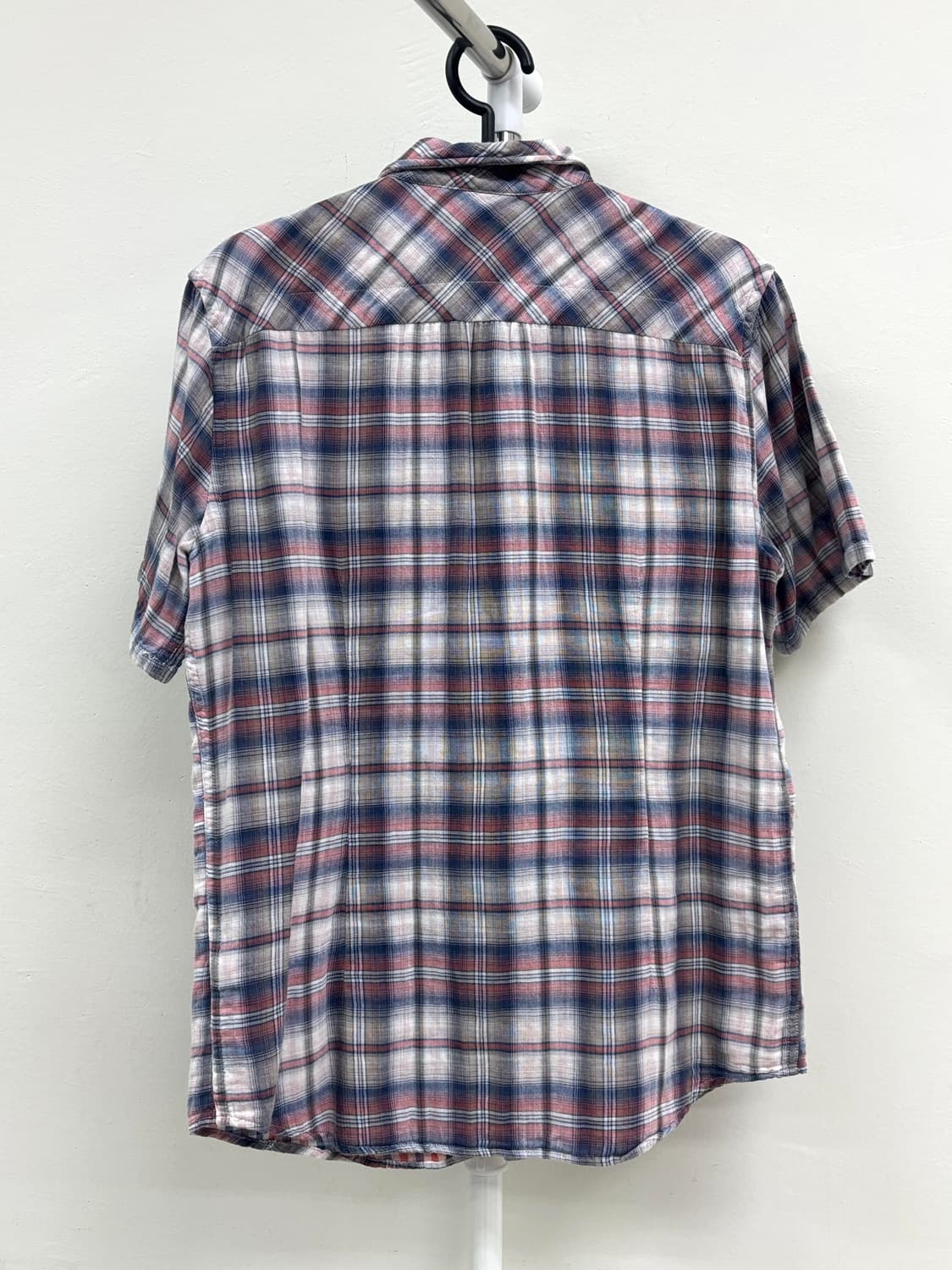 빈티지 체크 반팔 셔츠 상품이미지6