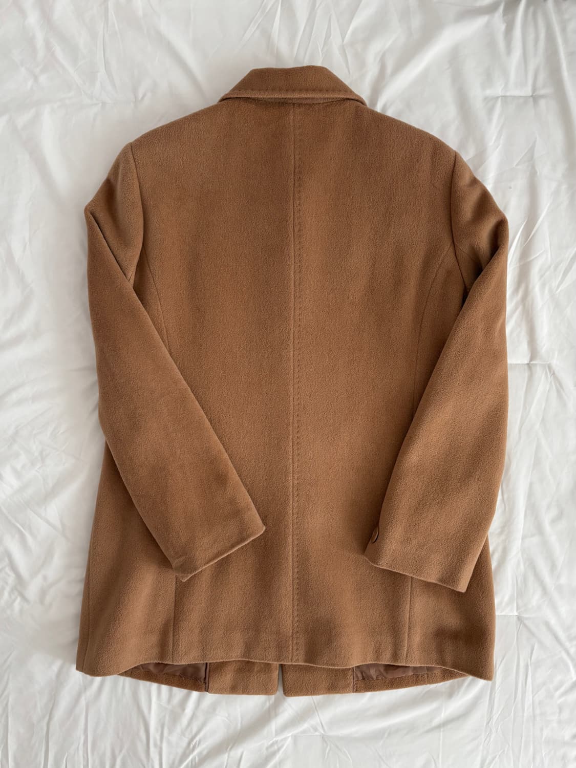 SALE) camel angora coat 앙고라 하프 코트 상품이미지5