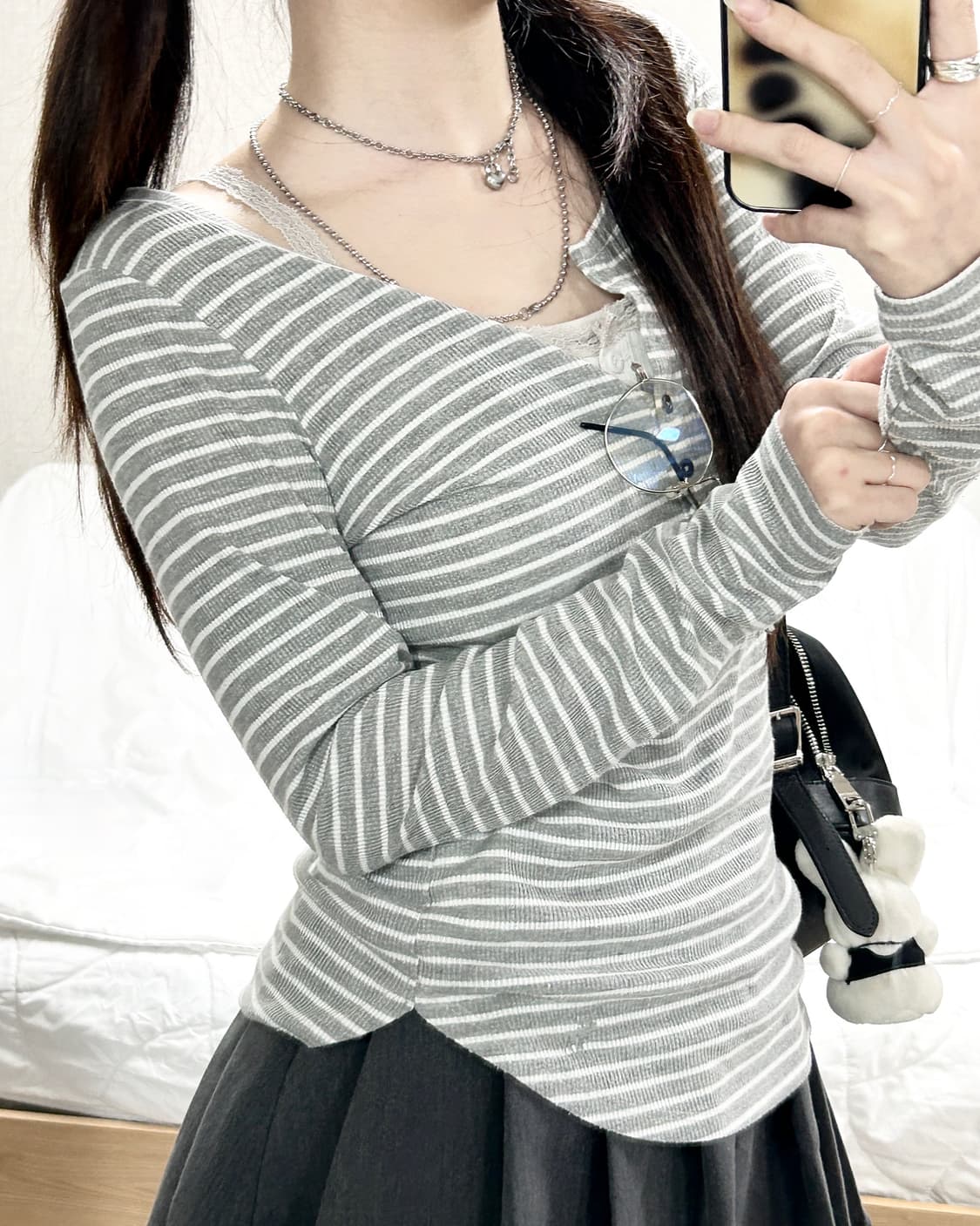 아베크롬비 순록 단라라 반버튼 롱슬리브 상품이미지5