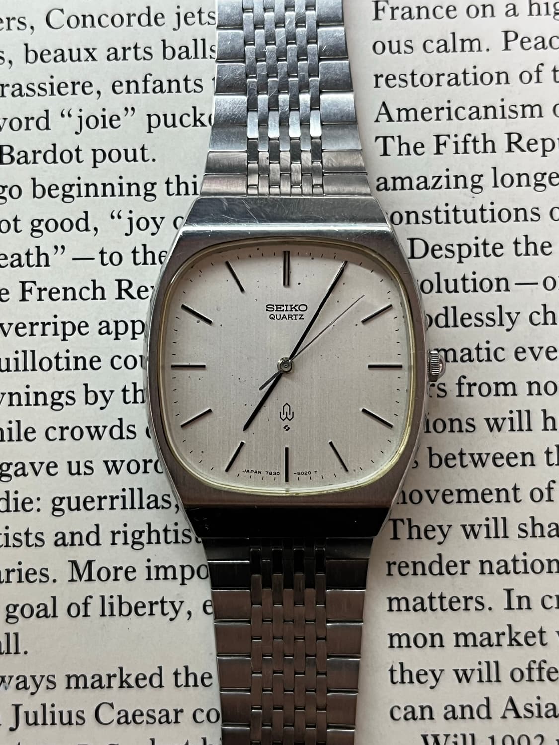 빈티지 세이코 쿼츠 7830-5020 상품이미지1
