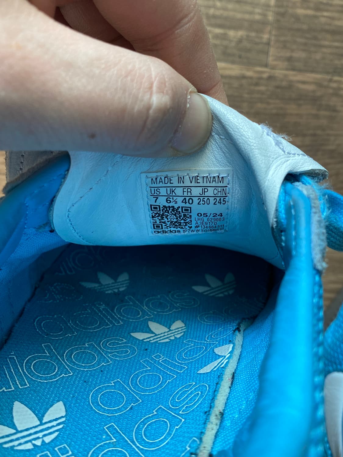 아디다스 삼바 LT 세미블루 버스트클라우드 상품이미지6