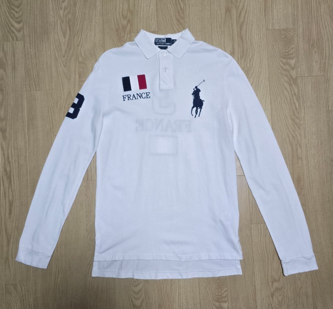 폴로 빅포니 프랑스 치프키프 화이트 긴팔 카라티 M 상품이미지1