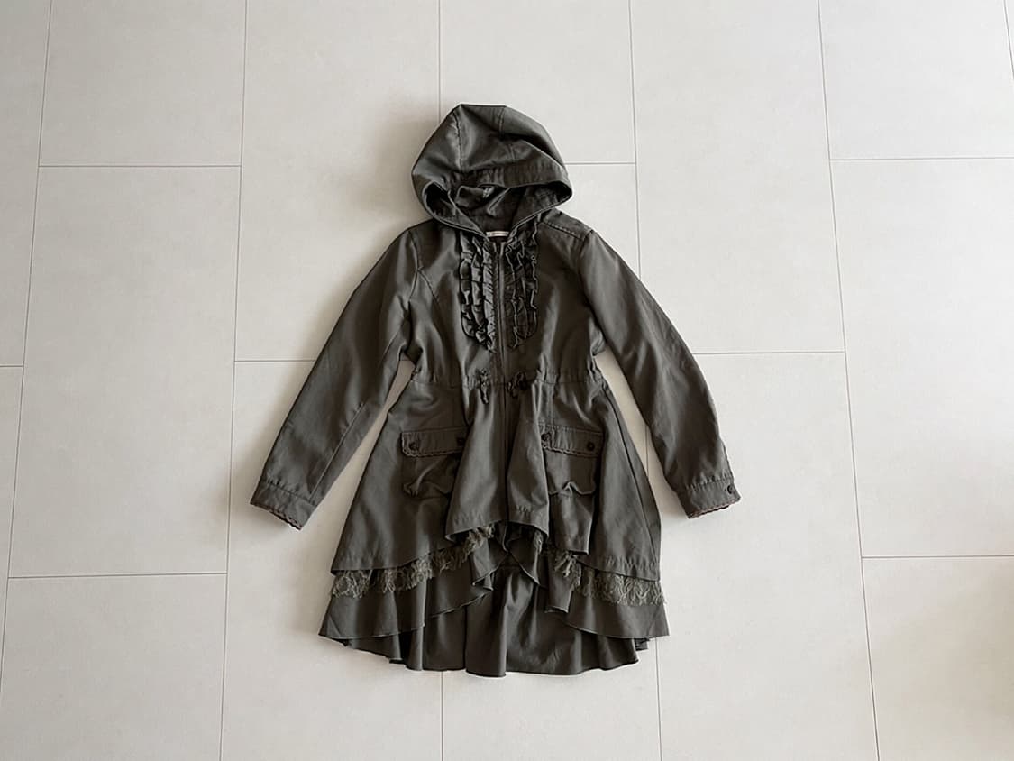 axes femme) ruffle lace military jacket 상품이미지2
