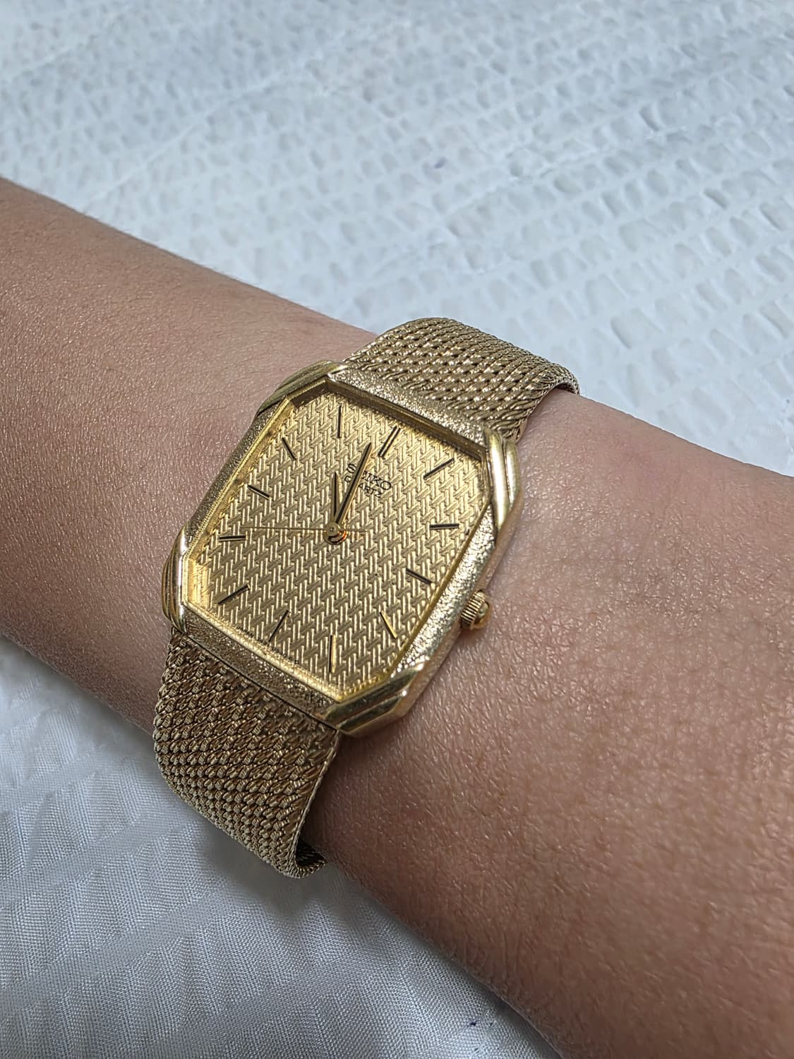 세이코 80년대 빈티지 금장 메탈 쿼츠 시계 SEIKO 상품이미지3