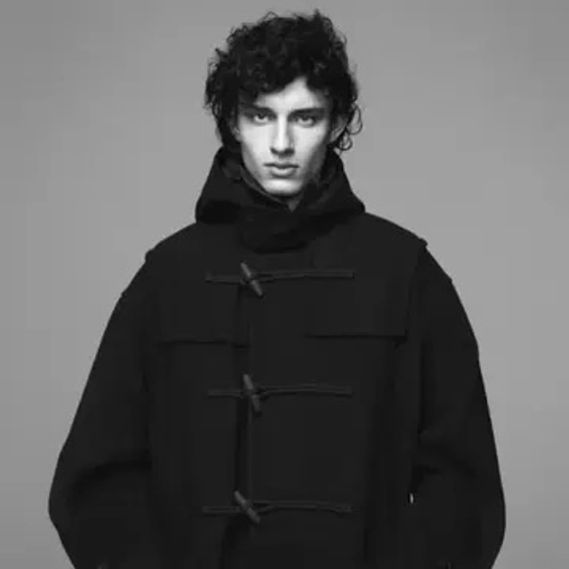 유니클로 질샌더 +J 오버사이즈 더플코트 블랙 XXL사이즈 상품이미지1