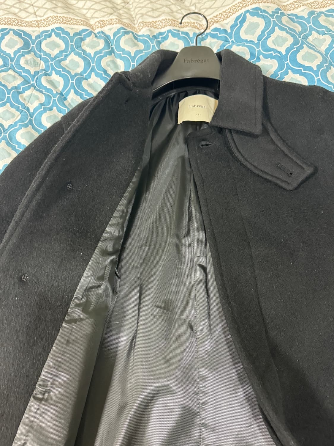 파브레가 웰링턴 알파카 발마칸 롱 코트(S급) 상품이미지4