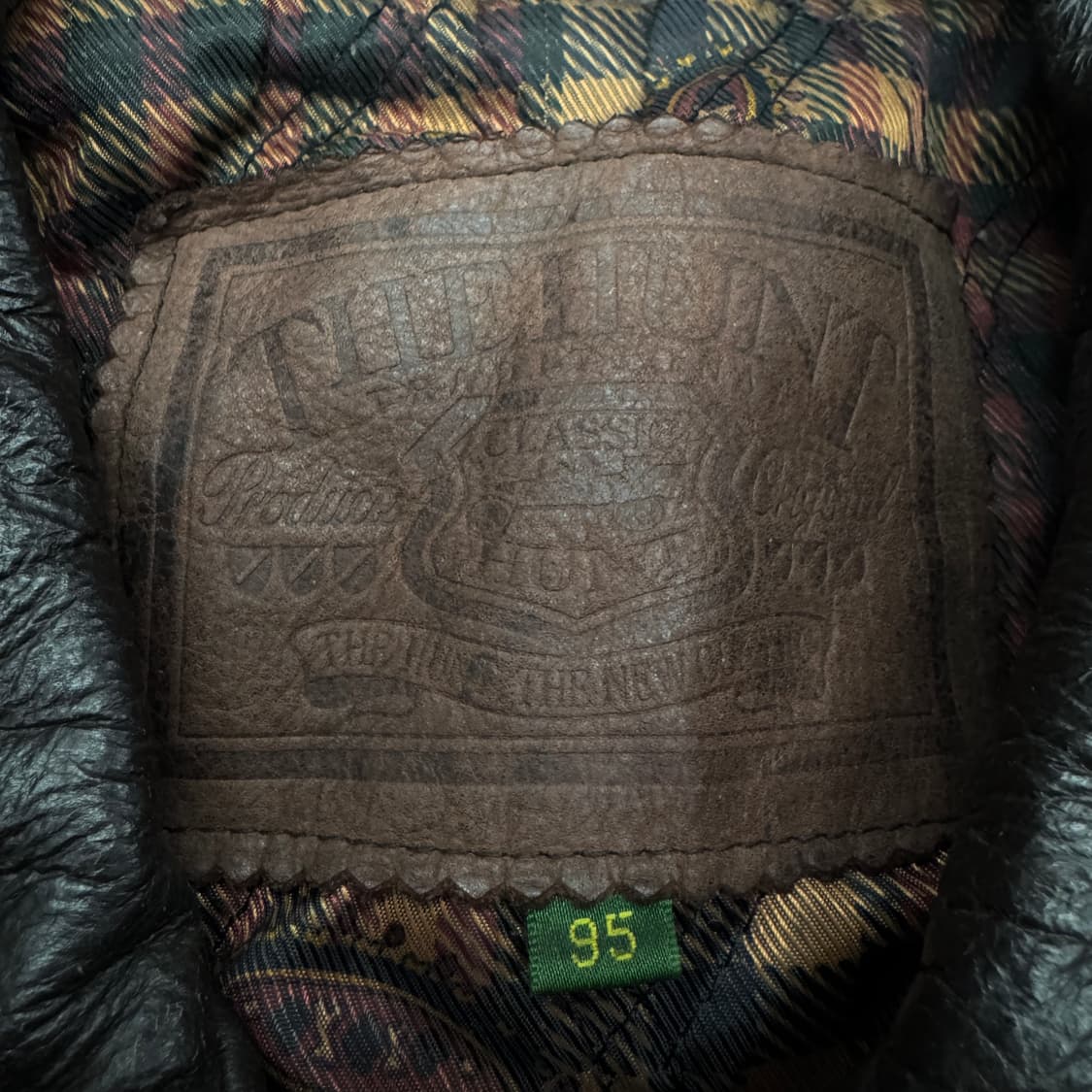 The Hunt 카우레더 소가죽 봄버 가죽자켓 상품이미지6