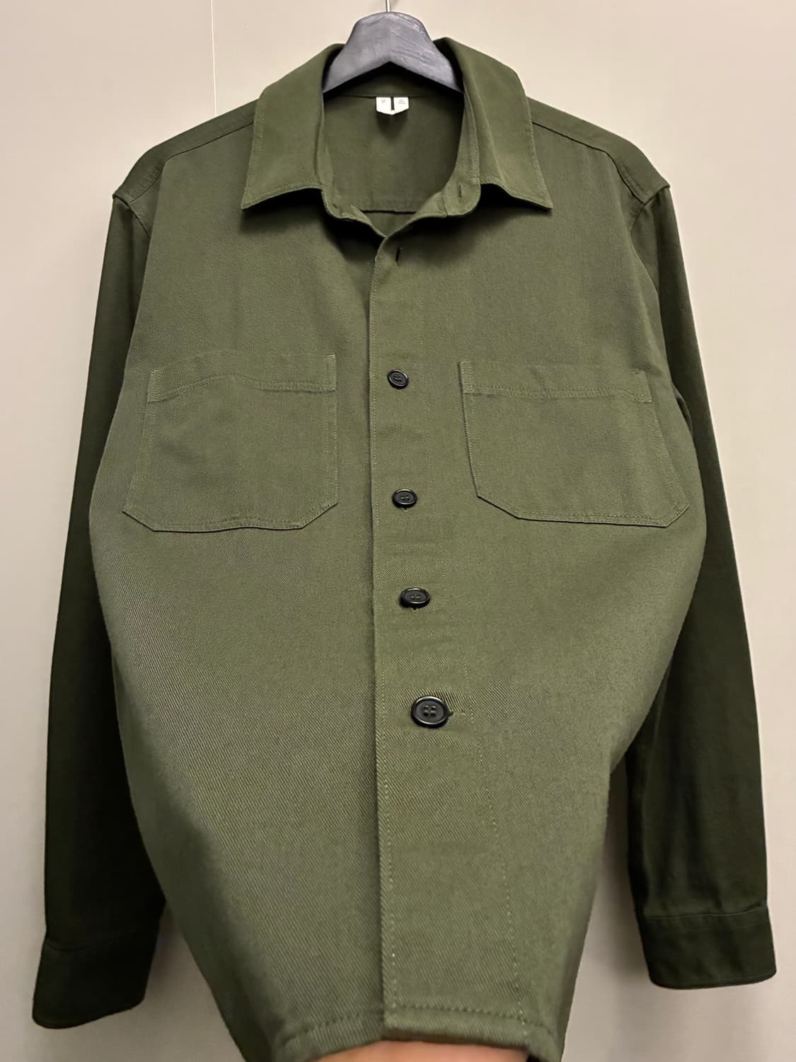 (L~XL)Arket 아르켓 오가닉 코튼 밀리터리 워크셔츠 셔켓 상품이미지6