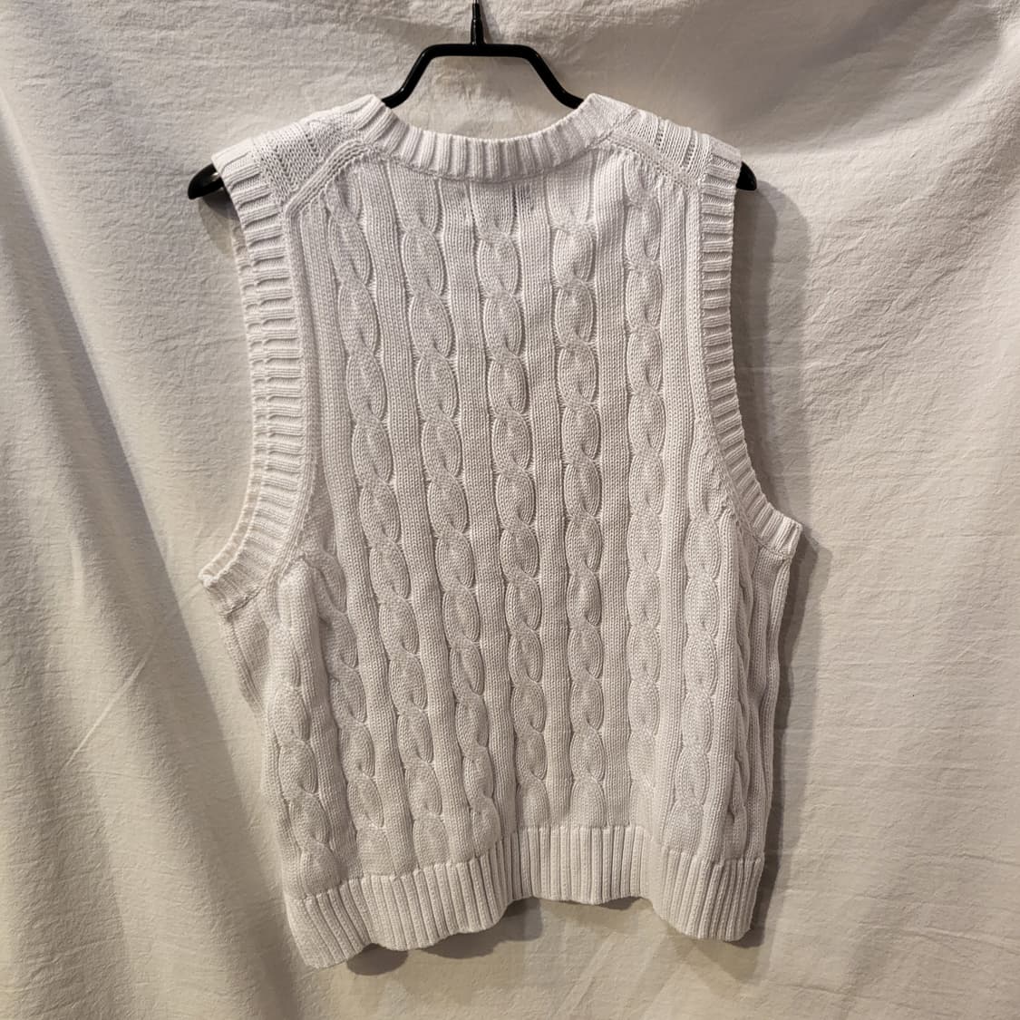 폴로 랄프로렌 케이블 니트 베스트 큐알인증 상품이미지5