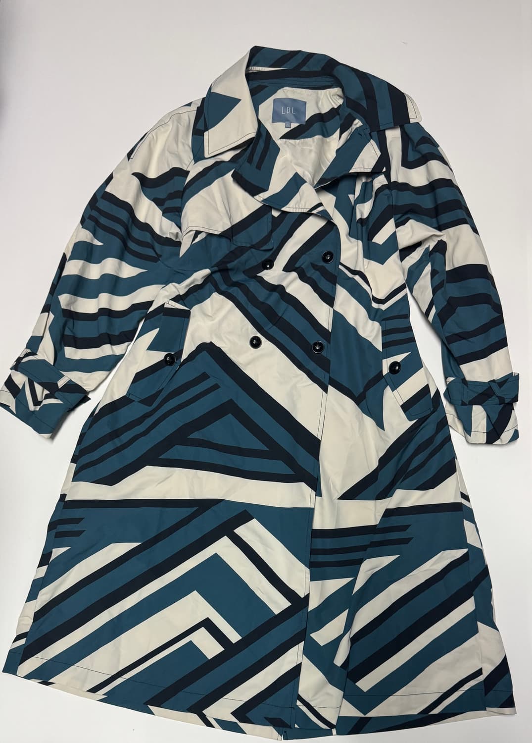 여성 LBL 22년도 패턴 벨티드 트렌치코트 77 상품이미지1