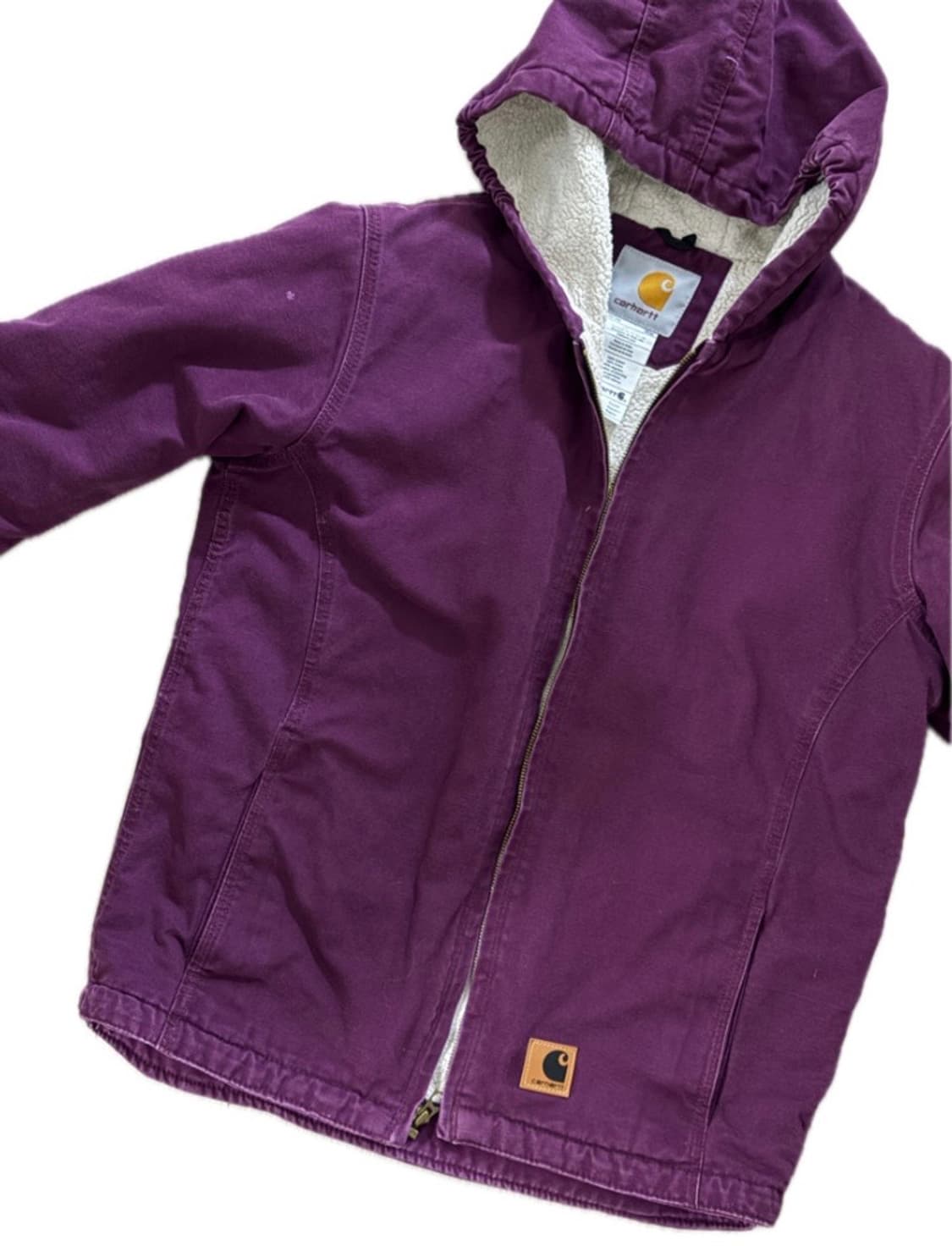 칼하트 샌드스톤 시에라 자켓 와인색 상품이미지3