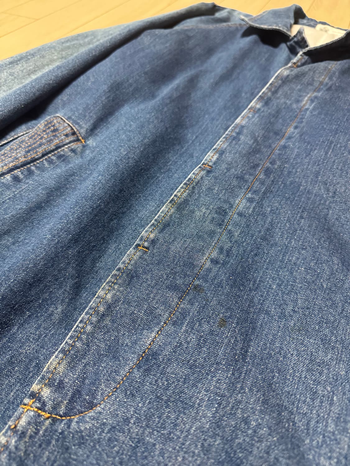 8-90s 일본빈티지 데님코트 상품이미지4