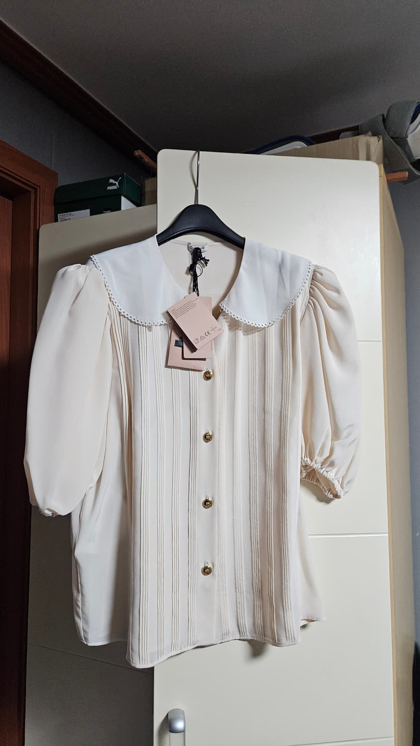 미우미우 반펄셔츠 원피스 상품이미지1