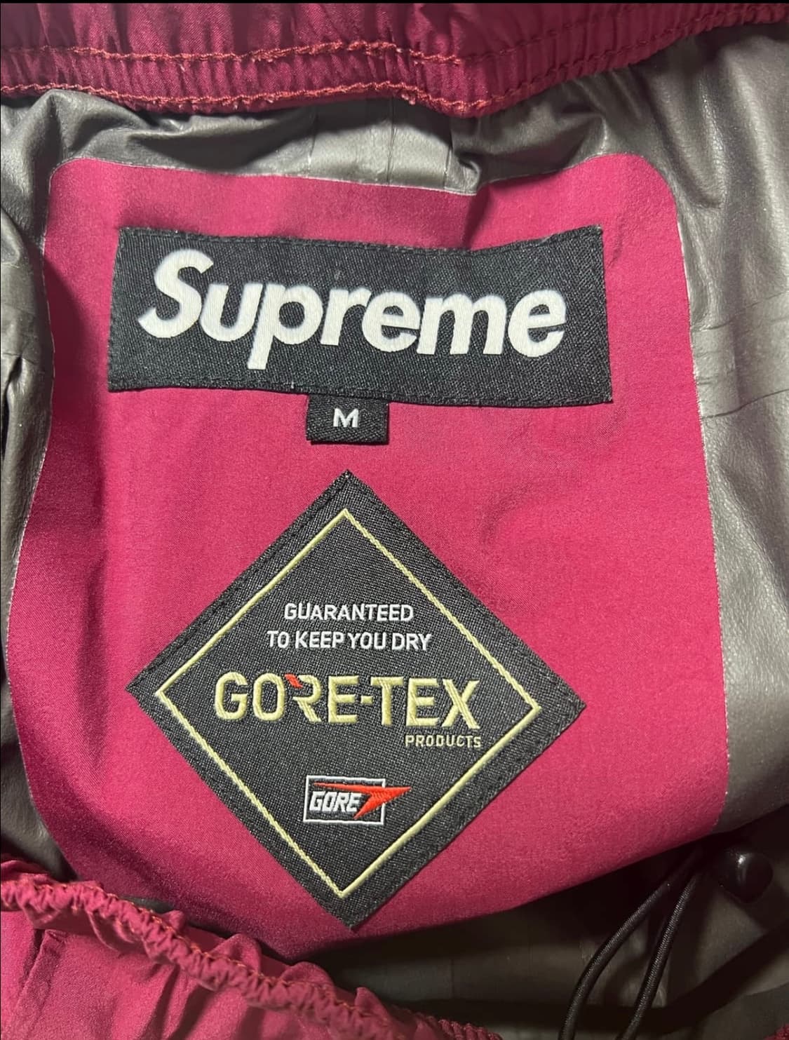 21ss 슈프림 고어텍스 팩라이트 다크레드 상품이미지5