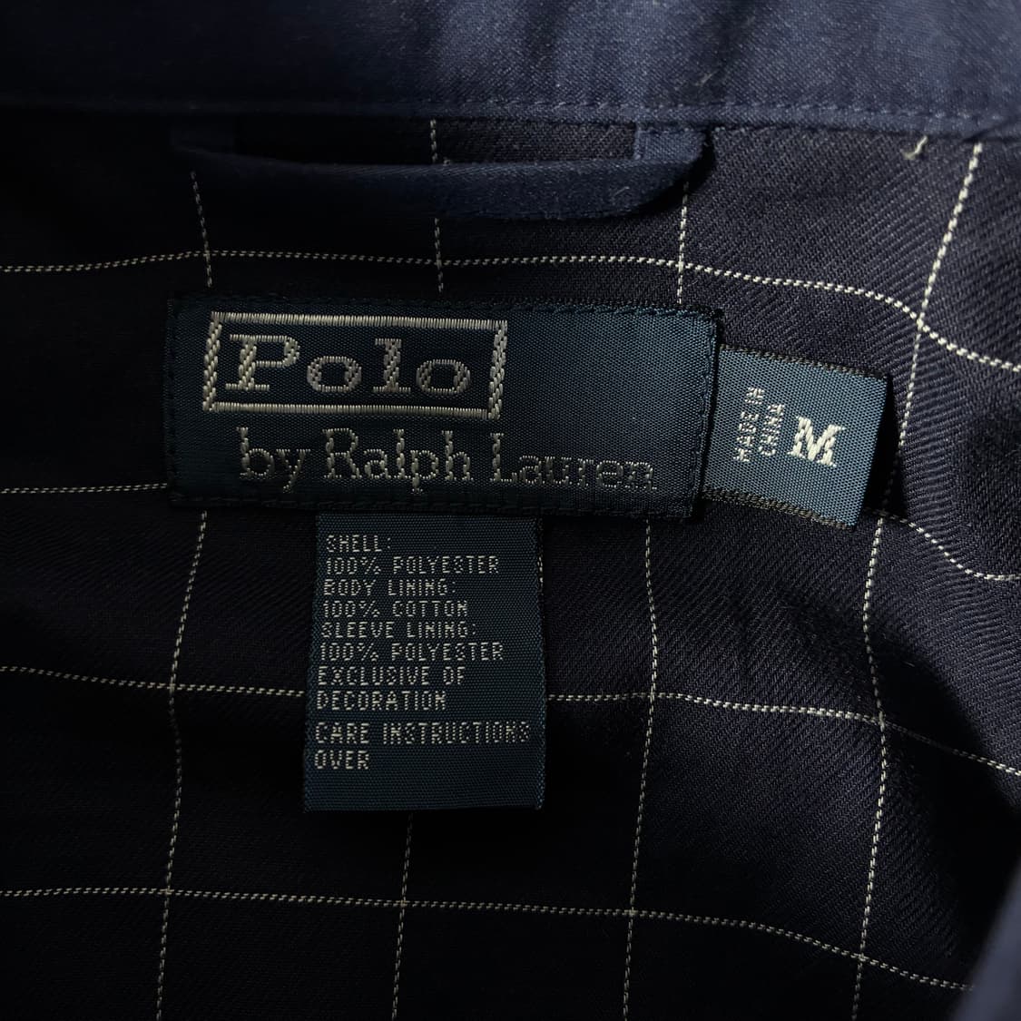 Polo  폴로 랄프로렌 자수 네이비 폴리쉘 블루종 자켓   상품이미지7