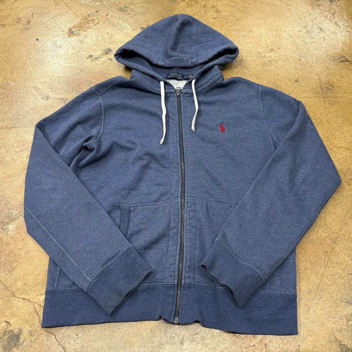 폴로 랄프로렌 블루 후드집업 상품이미지2