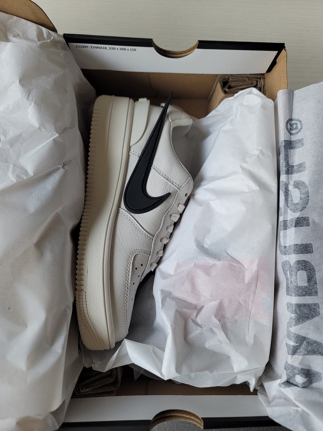 [230]나이키 x 앰부쉬 에어포스1 로우 SP 팬텀 화이트 상품이미지5