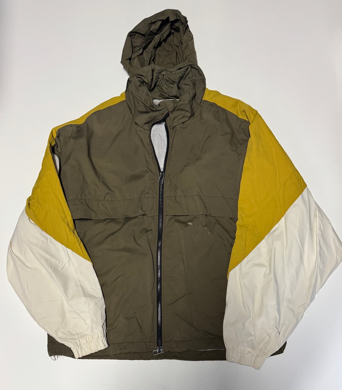 일꼬르소 ILCORSO 빅사이즈 배색 바람막이 자켓 2XL ~ XL 상품이미지1