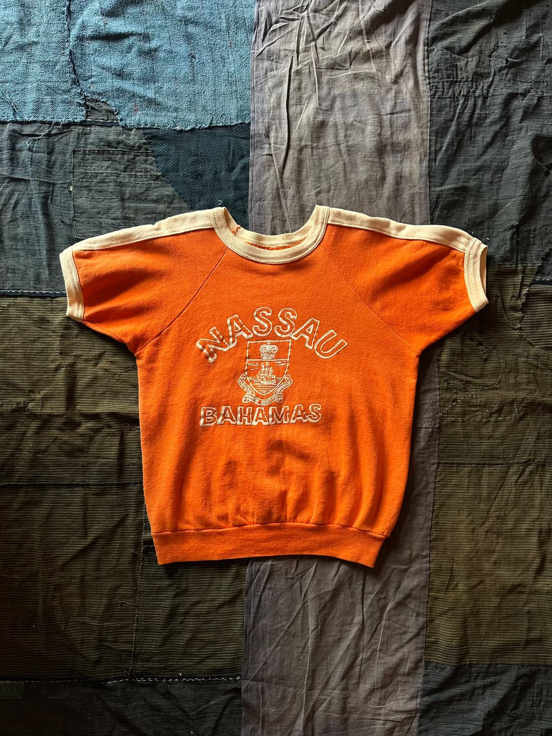 60s USA Vintage Half Sweat Shirt 상품이미지1