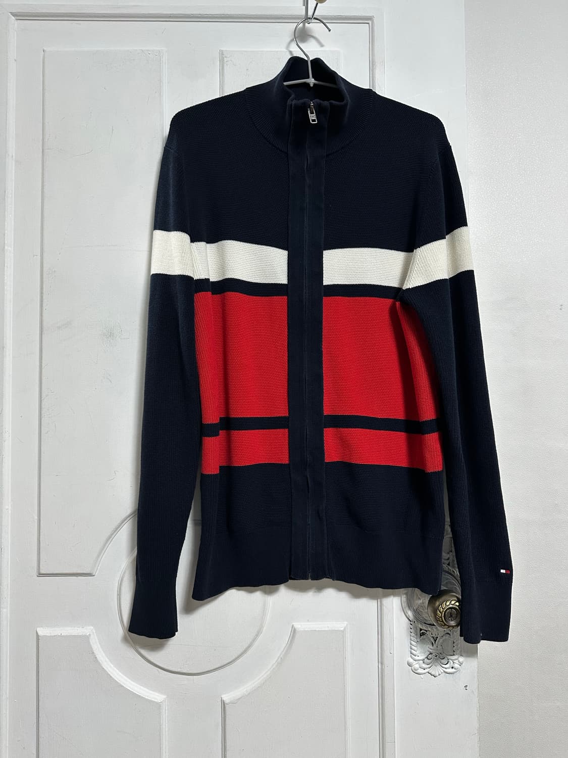 타미힐피거 니트 집업 상품이미지1