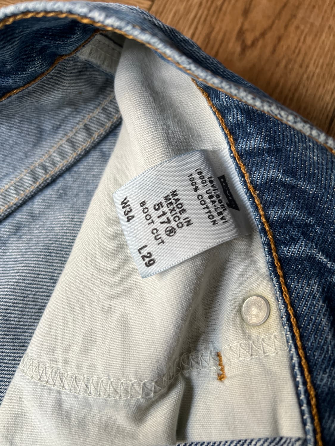 [34]리바이스 517 미디엄블루 플레어진 F10 상품이미지6