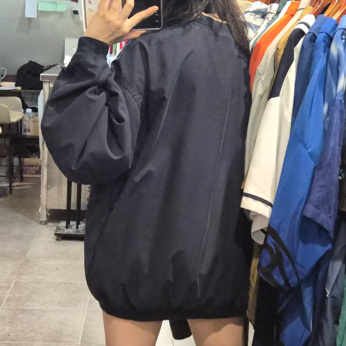 [NO.9] 나이키 빅로고 웜업 블랙 상품이미지4