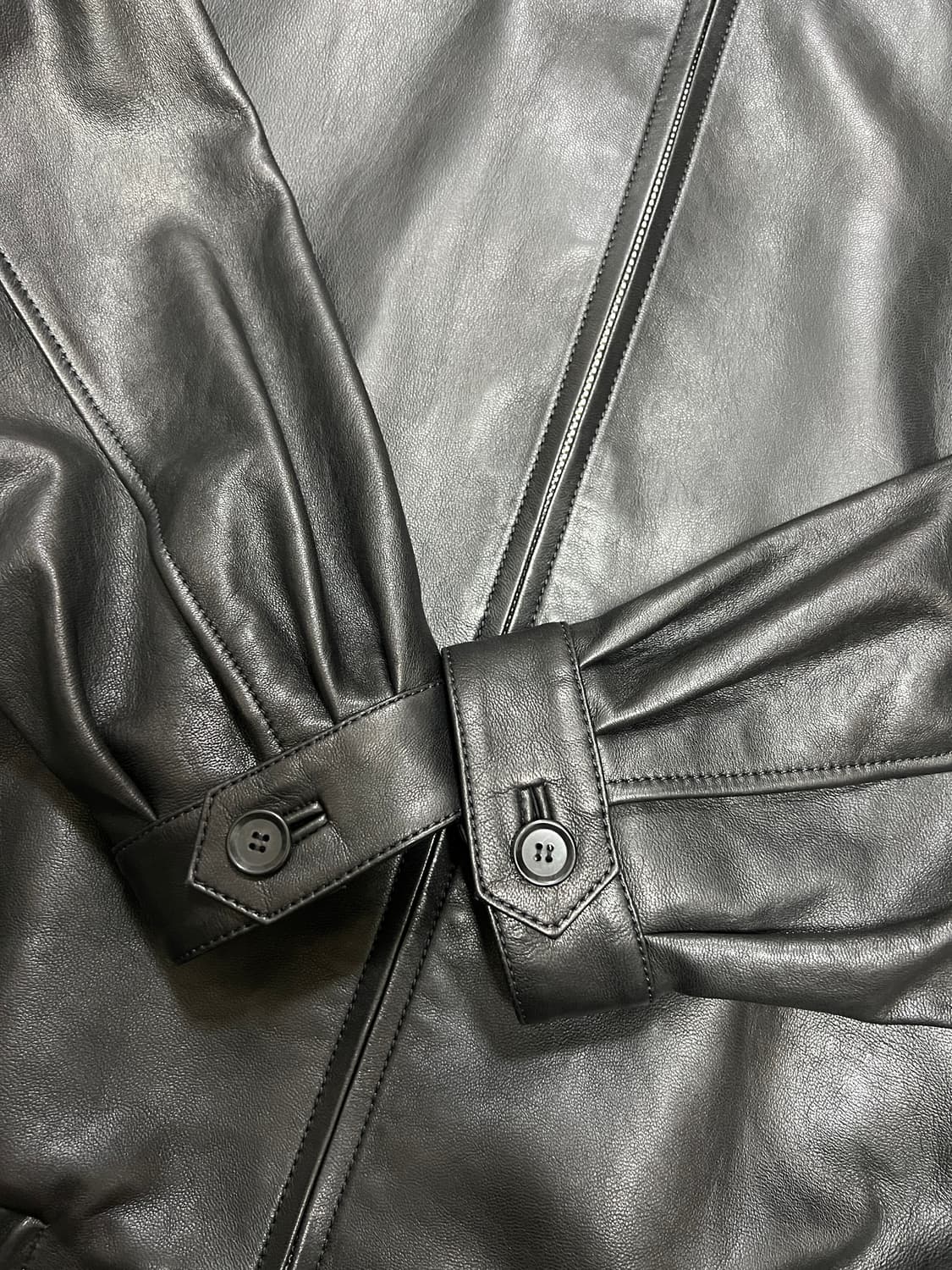 택포 49) SEW 스테디 에브리웨어 레더 블루종 자켓 1사이즈 상품이미지2