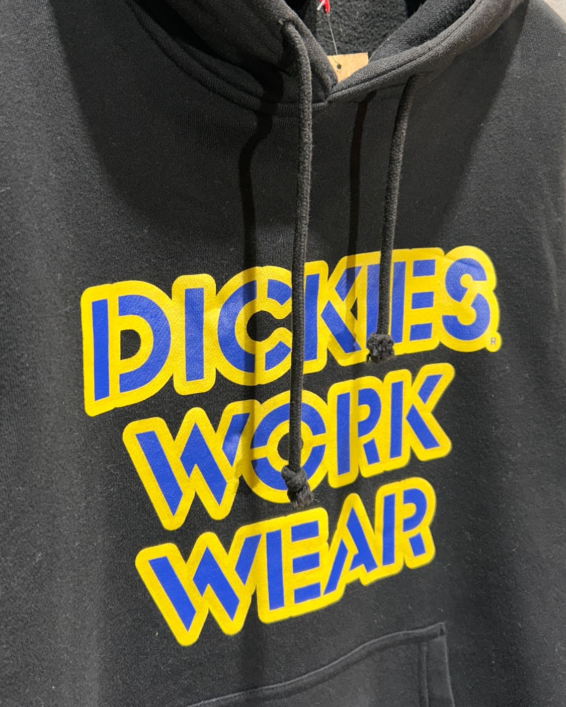 M 디키즈 워크웨어 빅로고 블랙 후드티 상품이미지4