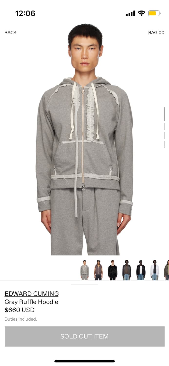 [4] 에드워드 커밍 러플 후드 상품이미지3