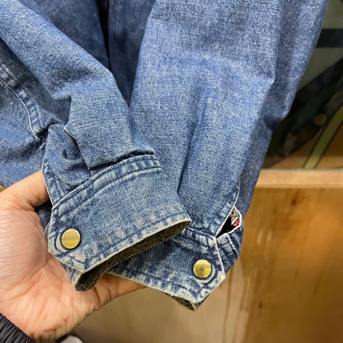 90’s Vintage  리버시블 블루종 상품이미지7