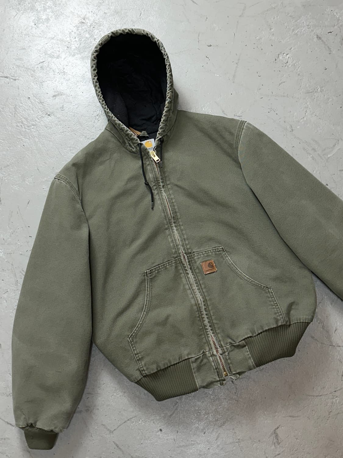 OG 칼하트 J130 액티브 자켓 칼하트 ARG 모스그린 상품이미지5