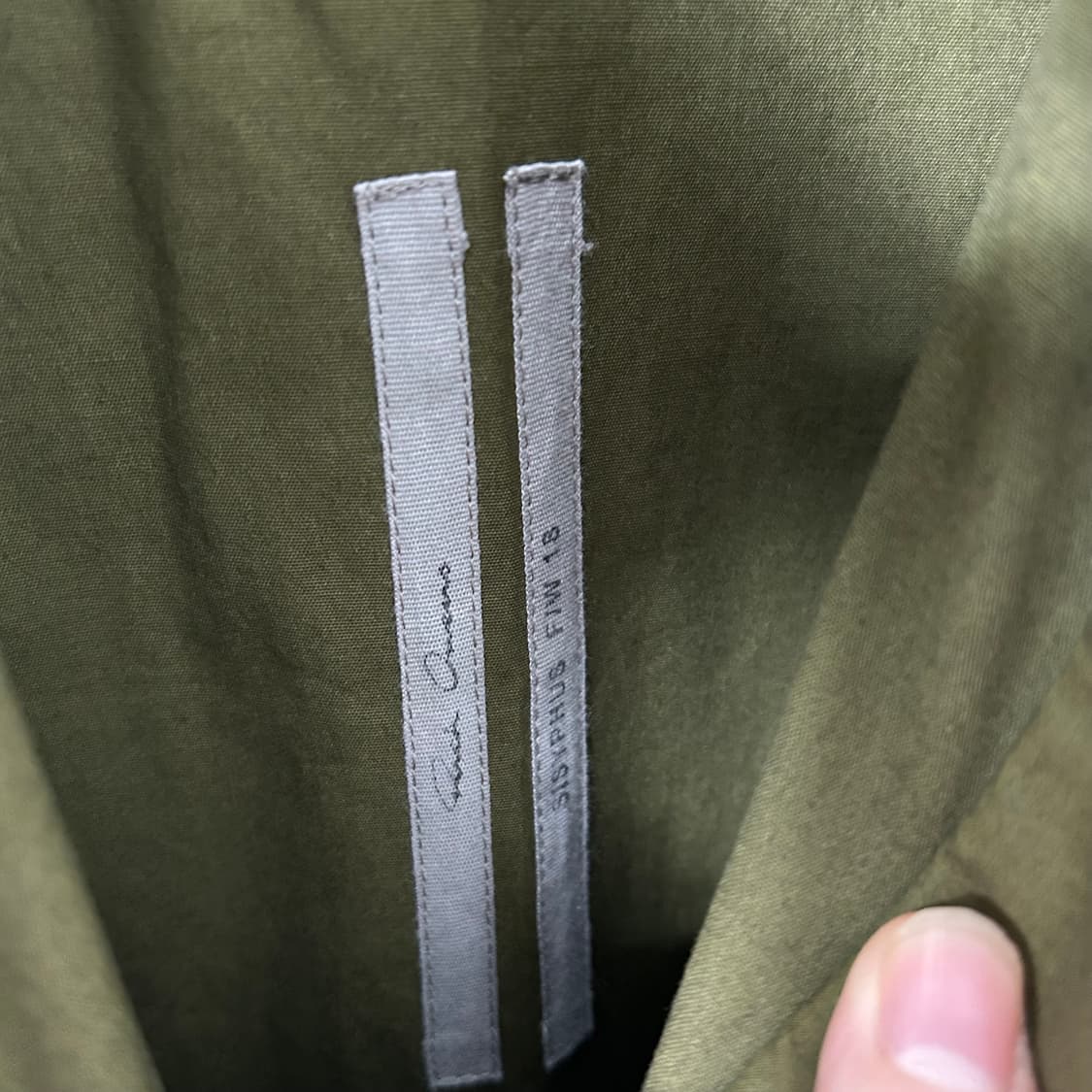 릭오웬스 TE 마테리얼 셔츠 자켓 상품이미지7