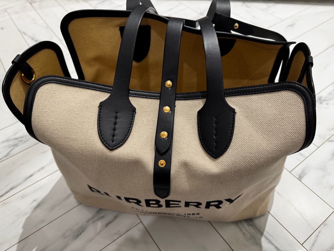 ++ 버버리 캔버스 보스턴백 (기저귀가방) ++ 상품이미지7